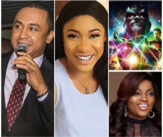 Daddy Freeze, Tonto Dikeh React To Funke Akindele`s Name Removal From Avengers Cast