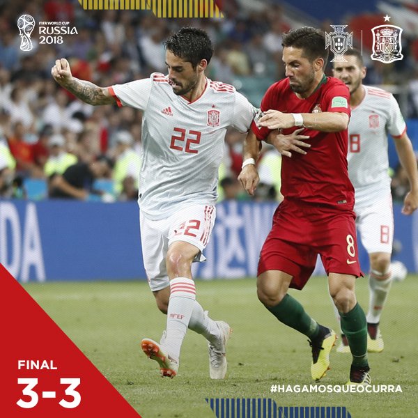 Portugal vs Spain 3-3 Highlight Download