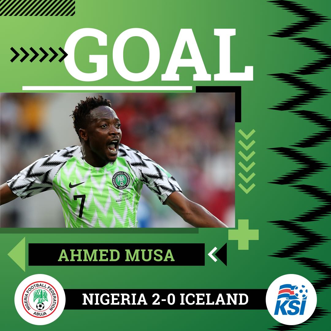 Nigeria vs Iceland 2-0 Highlight Download
